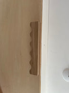 Poignée 28 cm - Petites Vagues - Chêne Brut